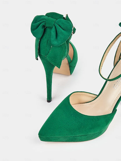 Stiletto Strap Elegant Platform Ankle Heels Women's with