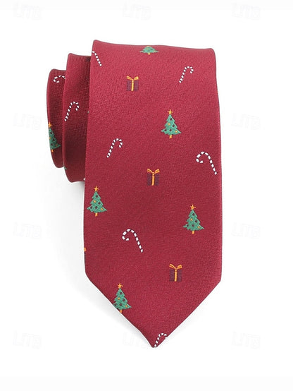 Necktie Santa Christmas Men's with