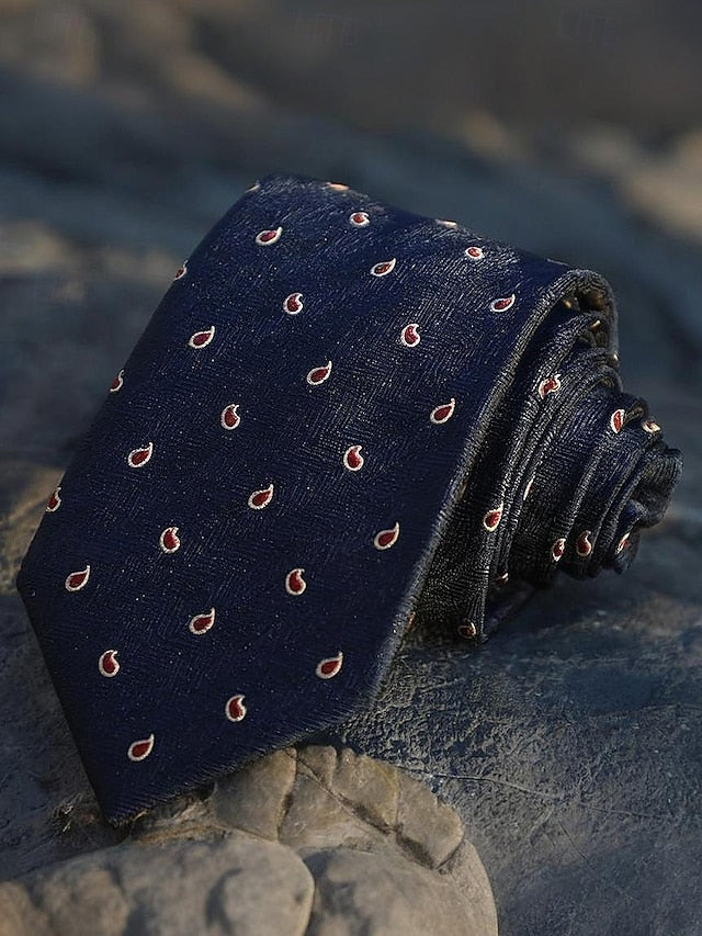 Necktie and Paisley Tie Classic Striped Silk Men's