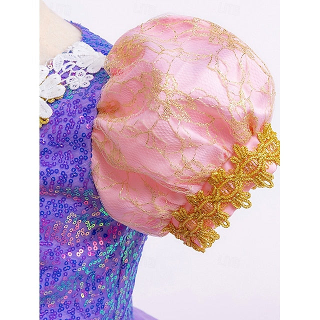 Sofia Flower Fairytale Rapunzel Party Girl Dress Princess Theme