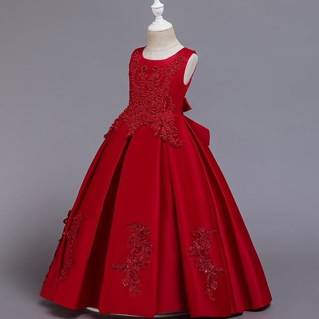 Girls' Flower Dress Girl Party Wedding