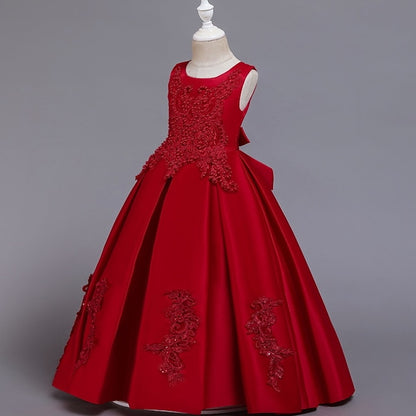 Girls' Flower Dress Girl Party Wedding