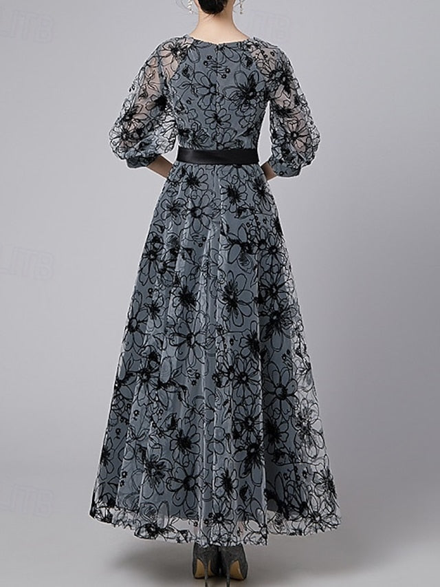 Formal of Elegant Vintage the Mother Bride Dress A-Line