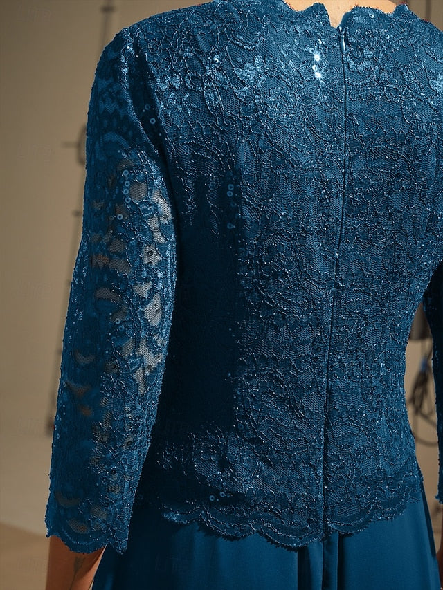 Women's Maxi Dress Chiffon Dress Elegant Wedding Guest