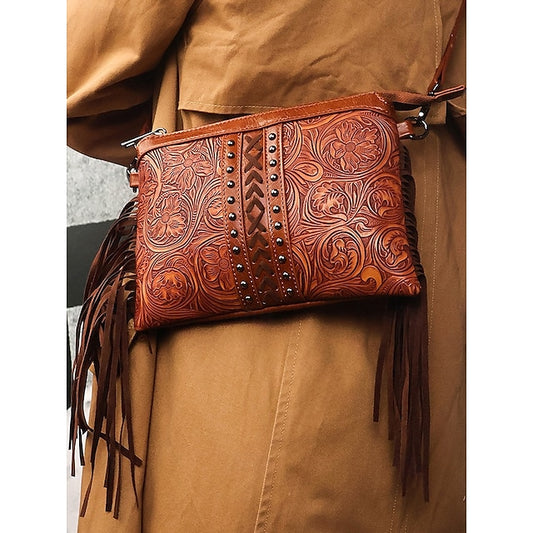 PU Crossbody Ledertasche Schultertasche Wristlet Damentaschen