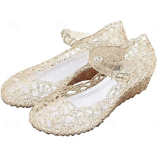 Christmas Shoes Jelly Cinderella Masquerade Elsa Frozen Princess