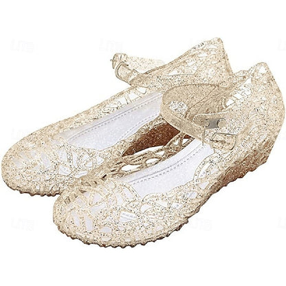 Christmas Shoes Jelly Cinderella Masquerade Elsa Frozen Princess