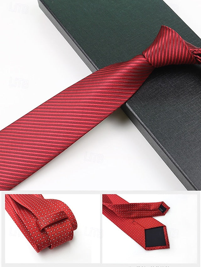 tie Men's striped satin
