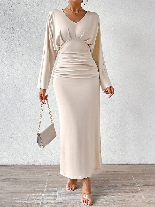 Sheath Column Dress Ankle Length White Dress Party Dress