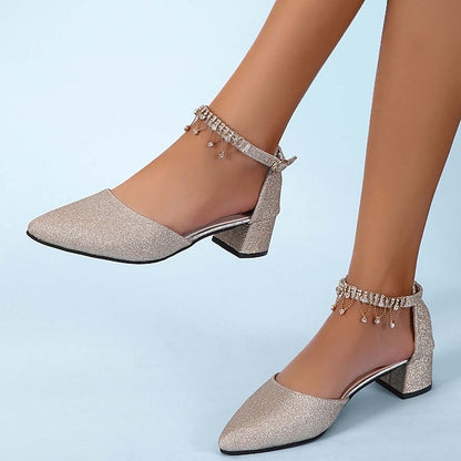 Women's Bridal Wedding Bridesmaid Elegant Shoes Pumps