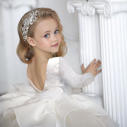 Summer Dress Spring Girls' 3D Sequin Fall Sleeve Long