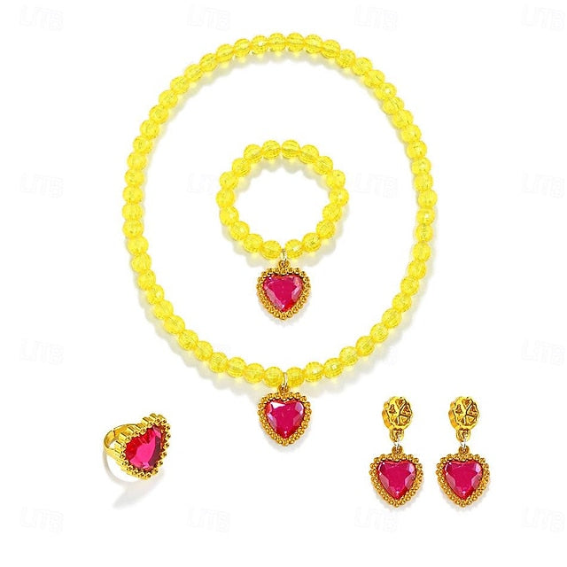 Flower Beauty Girl Princess Cute Dress and Belle Beast the