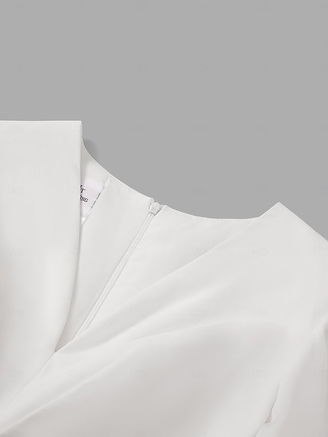 Wedding High Formal Guest Gown Floor Dress A-Line Evening Split