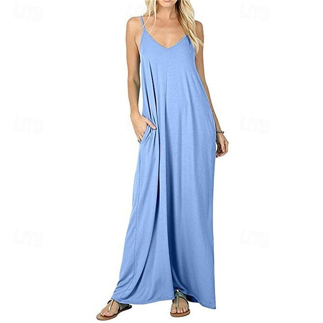 Women's Long Dress Maxi Dress Casual Dress Slip Dress
