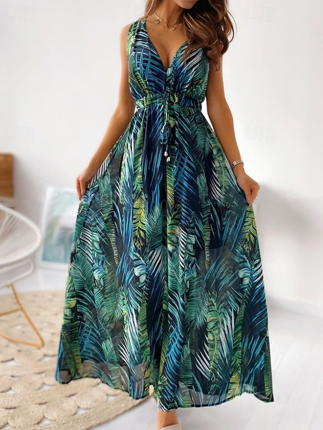 Women's Long Dress Maxi Dress Floral Dress Print Dress