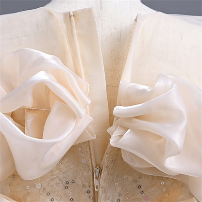 Party Kids Girls' Dress Color Solid Flower Girl