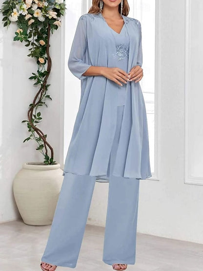 Mother Wedding Elegant Simple 3 of Piece V the Guest Bride Dress