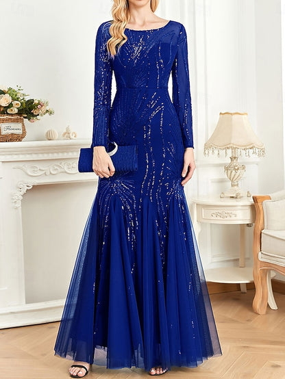 Neck Party of Dress the Mother Elegant Crew Floor Bride