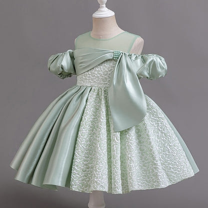 Wedding Girl Party Girls' Formal Flower Dress