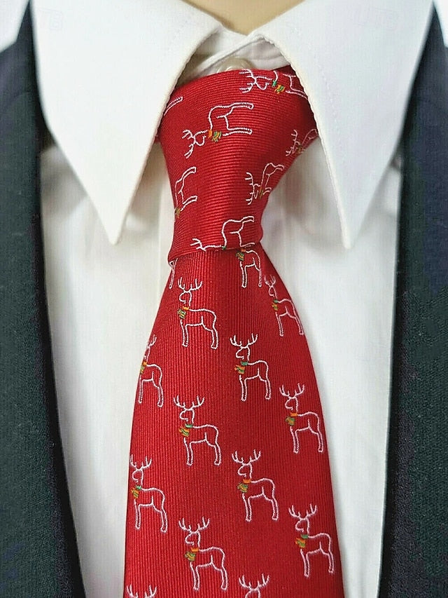 Necktie Santa Christmas Men's with