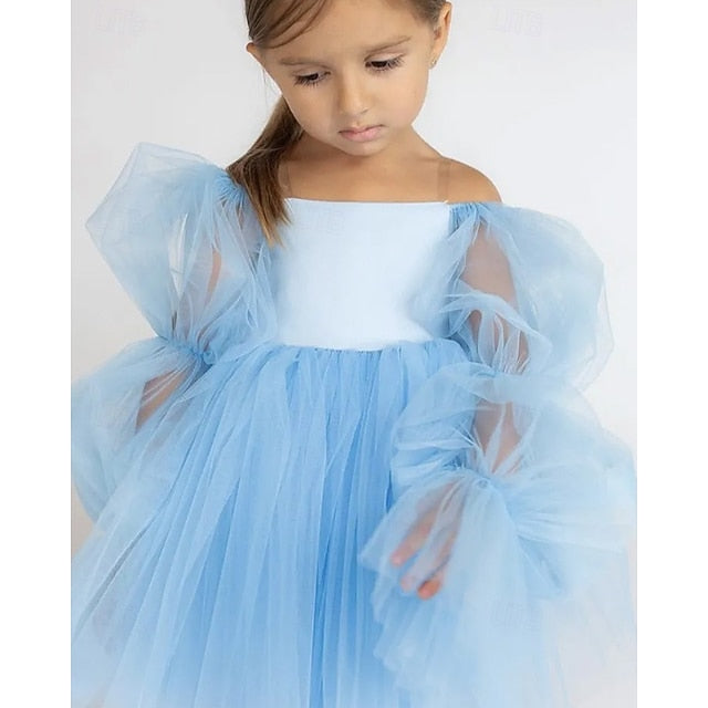 Dress Girls' Kid's Flower Princess Girl