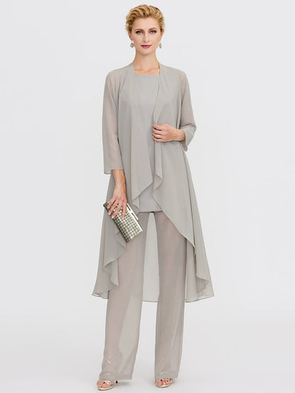 Beach of 3 Wedding Piece Bride the Mother Pantsuit