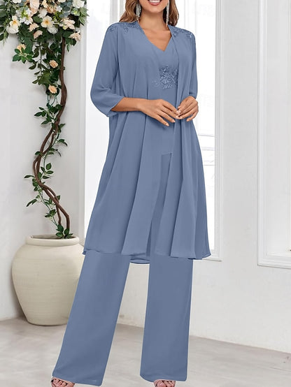 Mother Wedding Elegant Simple 3 of Piece V the Guest Bride Dress