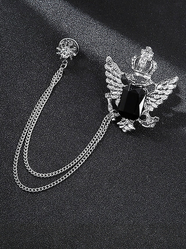 Brooch Deer Men's Lapel Pin Christmas with