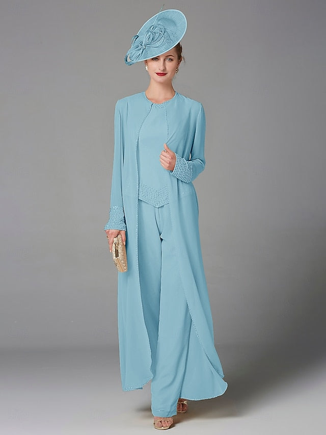 of Beach Bride the 3 Mother Wedding Formal Pantsuit Piece