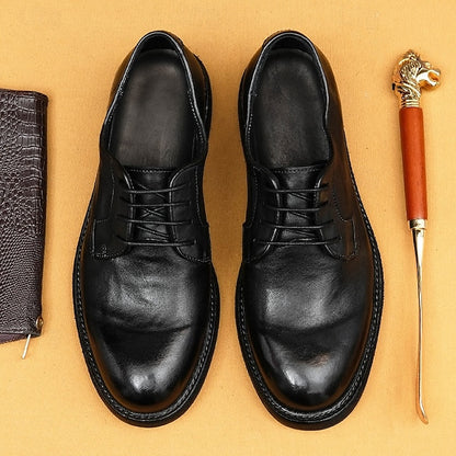 Goodyear Shoes Tan and Men's with Derby Leather Clean Welt