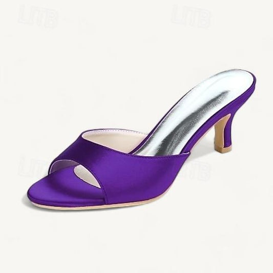 Toe Open Heel Shoes Women's Wedding Sandals Kitten