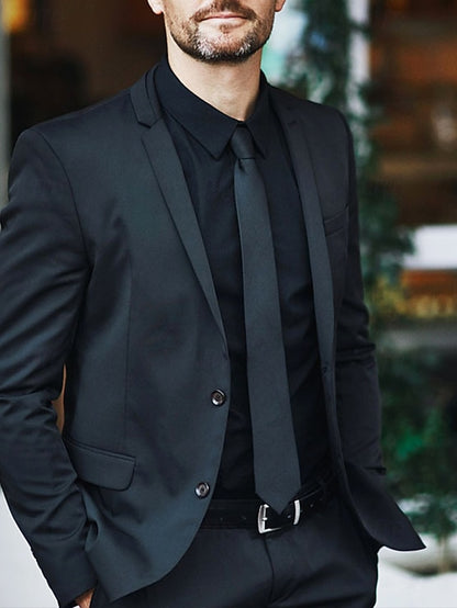 and Stripes Classic Men's Narrow Zip - Ties Pre-Tied