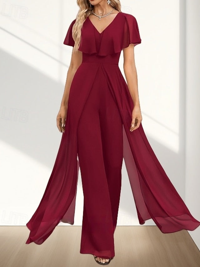 Wedding Bride of Pantsuit Dress Guest Jumpsuit / the Mother