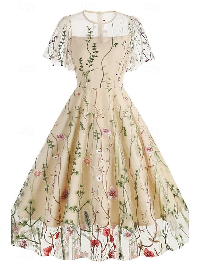 Women's Mini Dress A Line Dress Tulle Dress Elegant Party