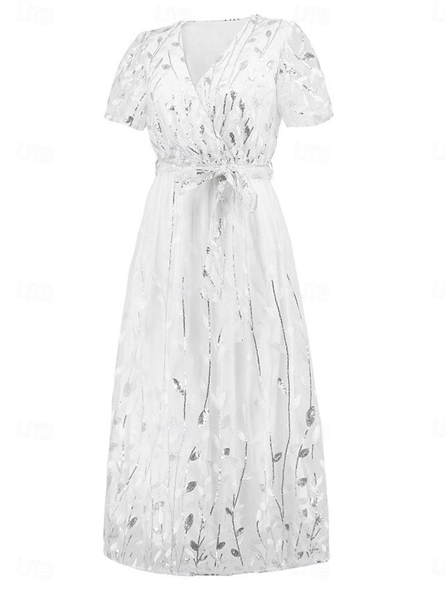 Women's Midi Dress A Line Dress Tulle Dress Elegant Party