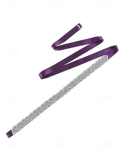 Bridal Dress Crystal Elegant Waistband – Rhinestone Wedding