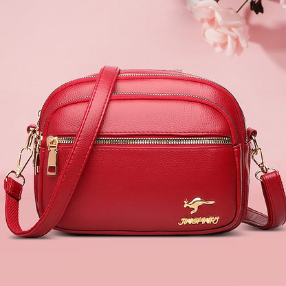 Ledertasche Dome Crossbody Schultertasche PU Damen