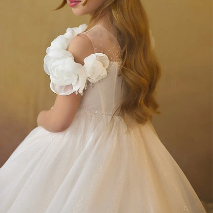 Formal Girls' Girl Communion First Dress Flower