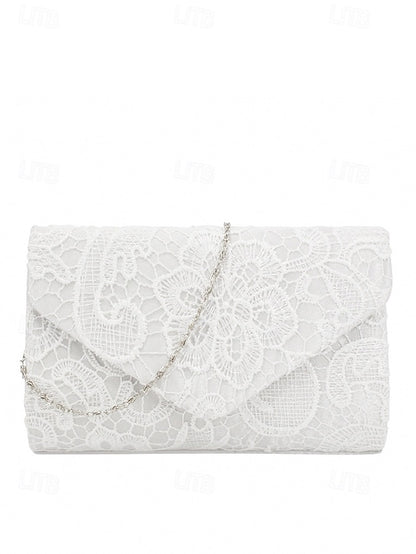 Lace Chain Women's Clutch Bag Evening Strap with
