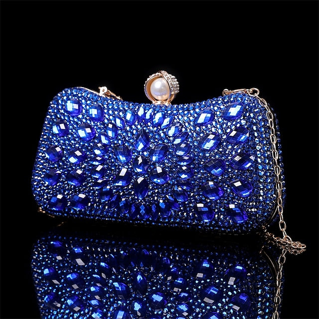 Women's Evening Luxury – Multicolor Clutch Crystal