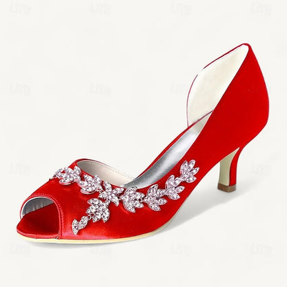Bridal Women's Bling Shoes Wedding Sparkling