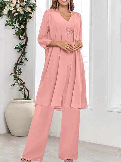 Mother Wedding Elegant Simple 3 of Piece V the Guest Bride Dress