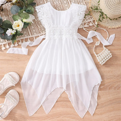 Girls' Princess Lace Kid's Girl Flower Dress