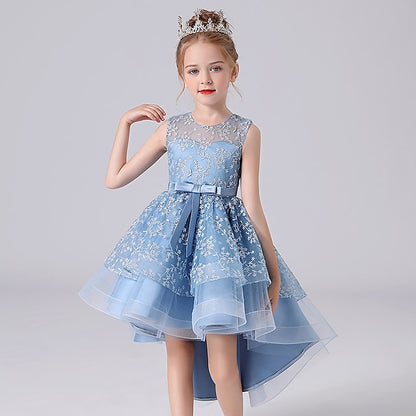 Girl Princess Girls' Party Dress Flower