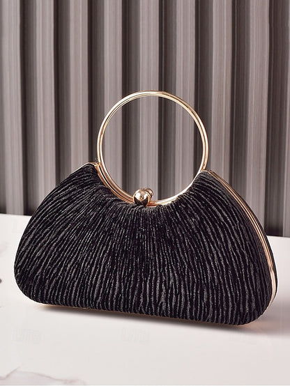 Red – Elegant Handbag Women's Christmas Velvet Party