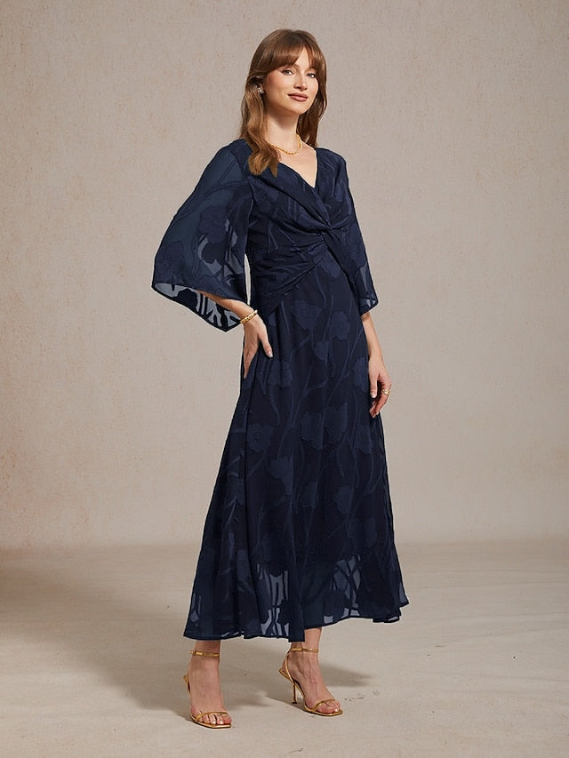 Women's Maxi Dress Chiffon Dress Elegant Daily Vacation