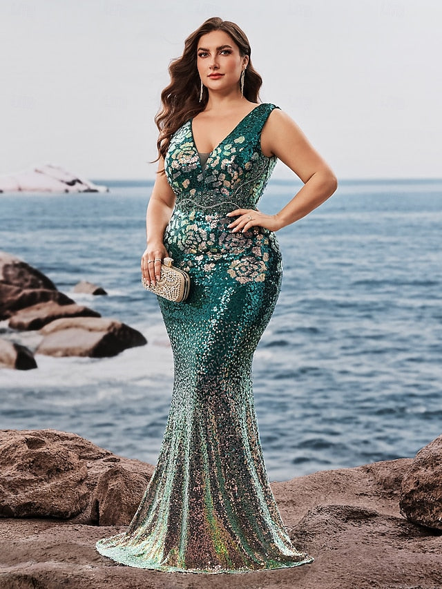 Mermaid Gown Evening / Column Trumpet Sheath