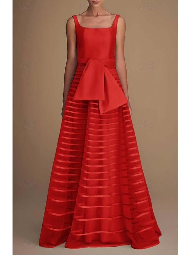 Elegant Performance Evening A-Line Formal Gown Dress Floor