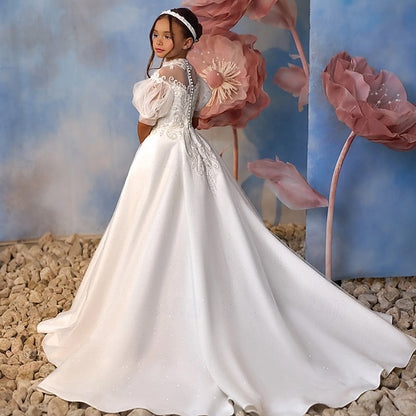 Communion First Party Flower Dress Girls' Girl