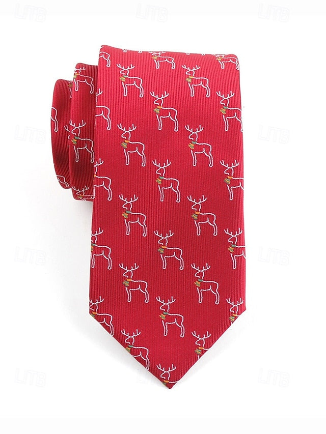 Necktie Santa Christmas Men's with